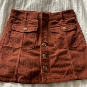 A-line skirt corduroy